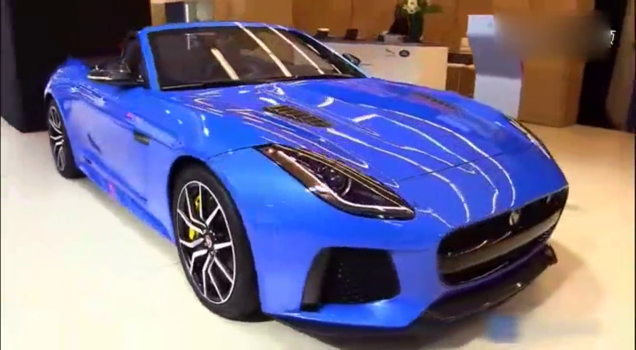 妩媚车身线条 全新捷豹F-TYPE SVR车展展示