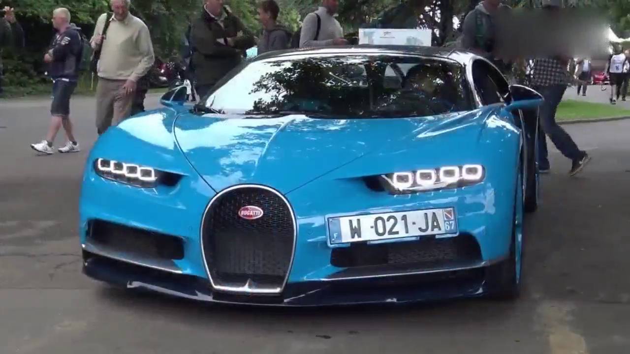 布加迪奇龙跑车，18缸发动机，2秒破百，秒杀兰博基尼的速度标杆