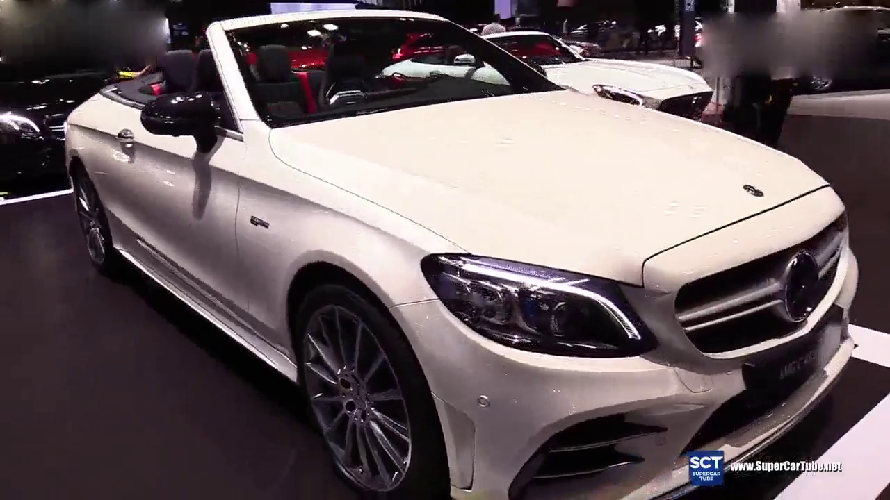 实拍2018奔驰C级敞篷车 不是一般的豪华