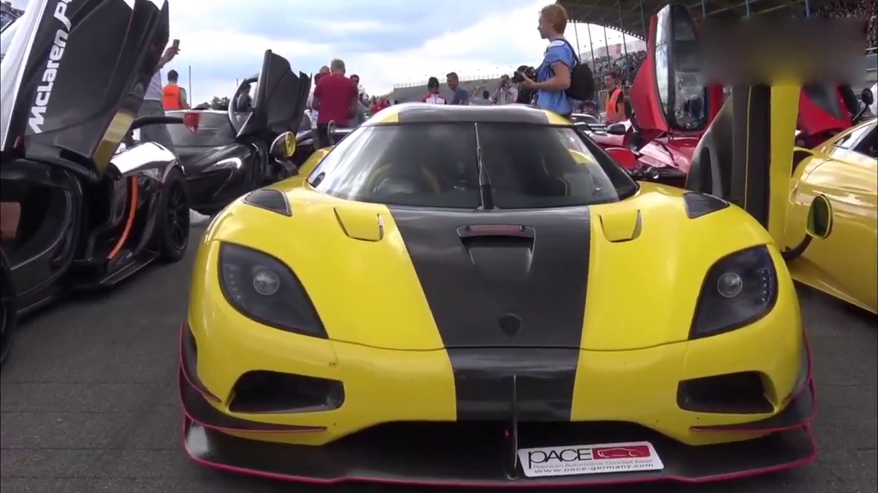 超级跑车大集合，布加迪都不算好车，看到科尼塞克才知道啥叫好车