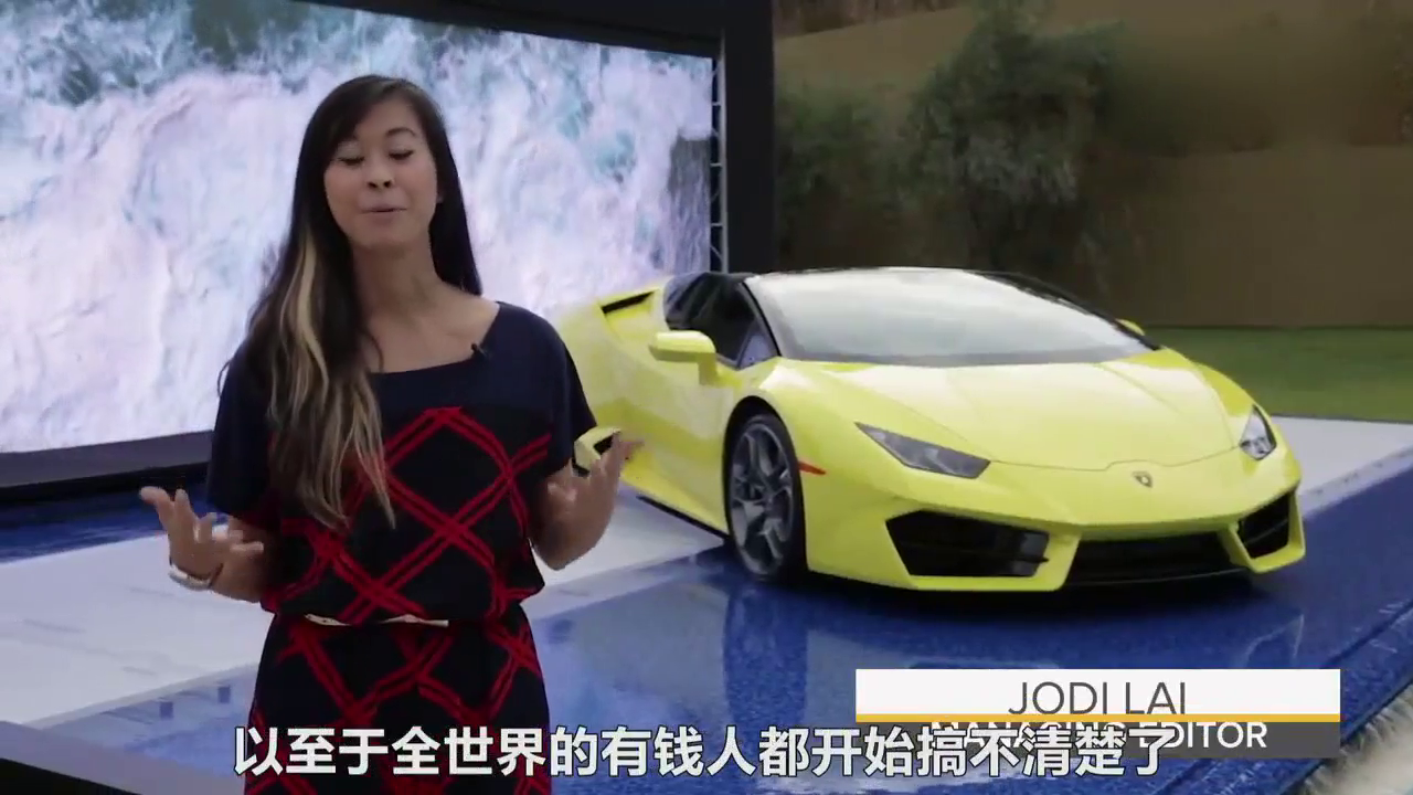 飞一般的感受！车展实拍兰博基尼Huracan后驱敞篷版