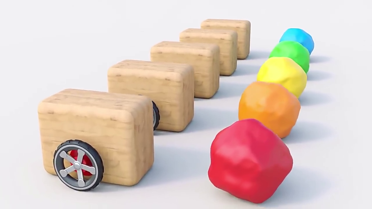 把彩色放入模型里、变出彩色的卡车