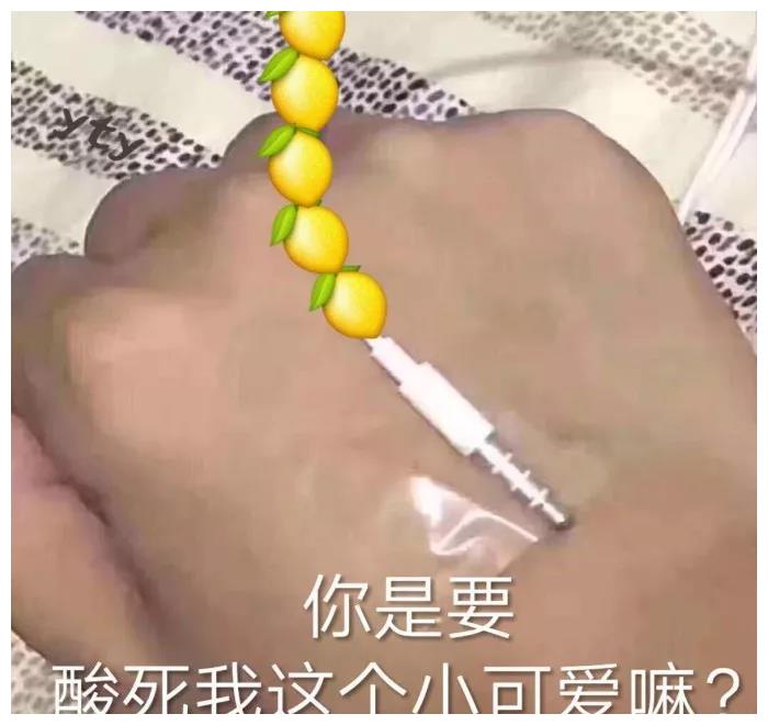 热门斗图表情包|柠檬酸