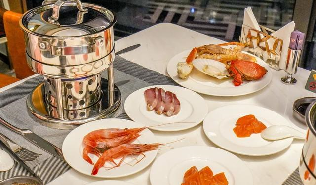 位于杭州余杭CBD五星国际酒店，299=2大1小东星斑主题自助晚餐