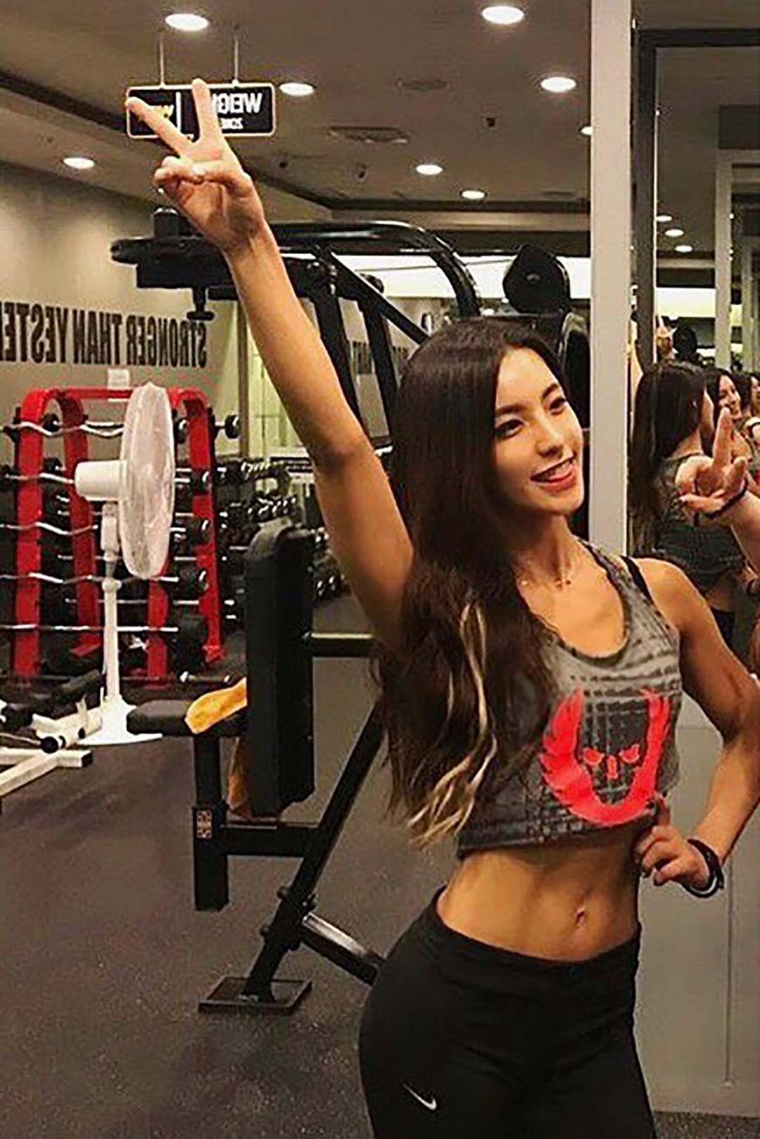 韩国健身小姐姐、高清健身壁纸