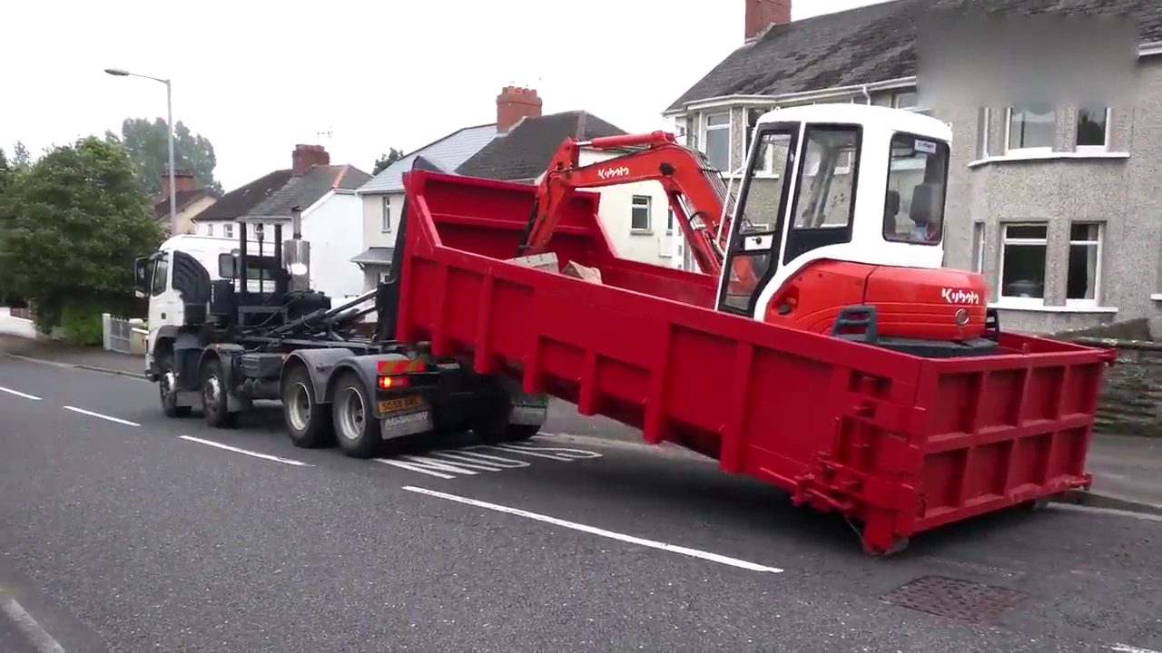 超级可爱的拖车卡车，太有意思了