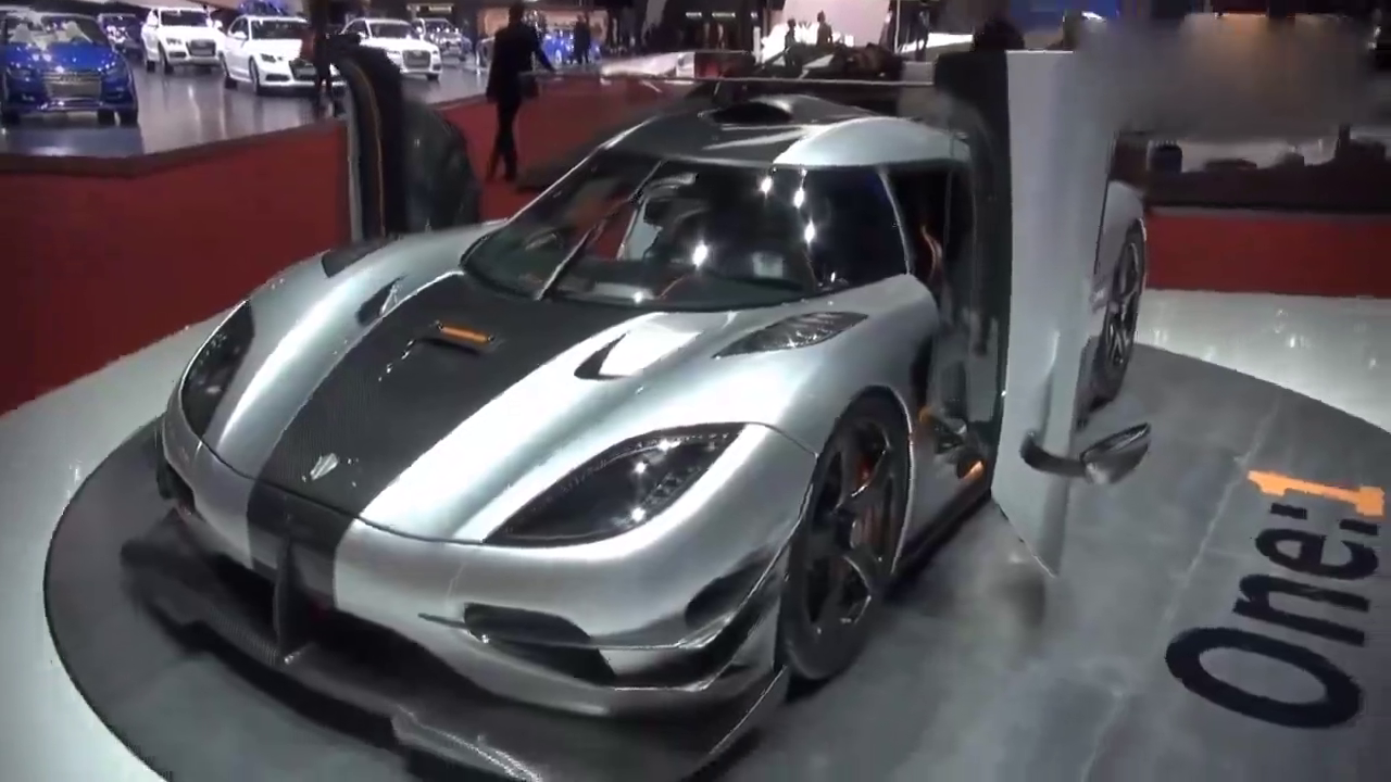 车展实拍科尼赛克ONE，售价1亿你敢信