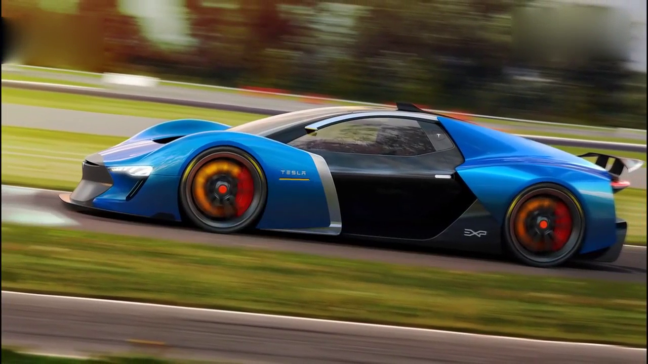 重新诠释特斯拉 特斯拉 Tesla 超级跑车概念车EXP