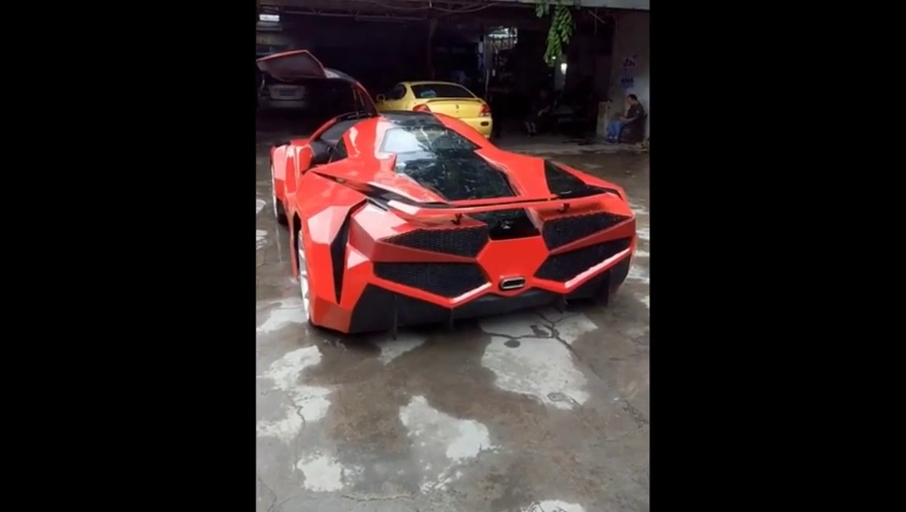 小伙自己纯手工打造的超级跑车中华鲟售价超23万！