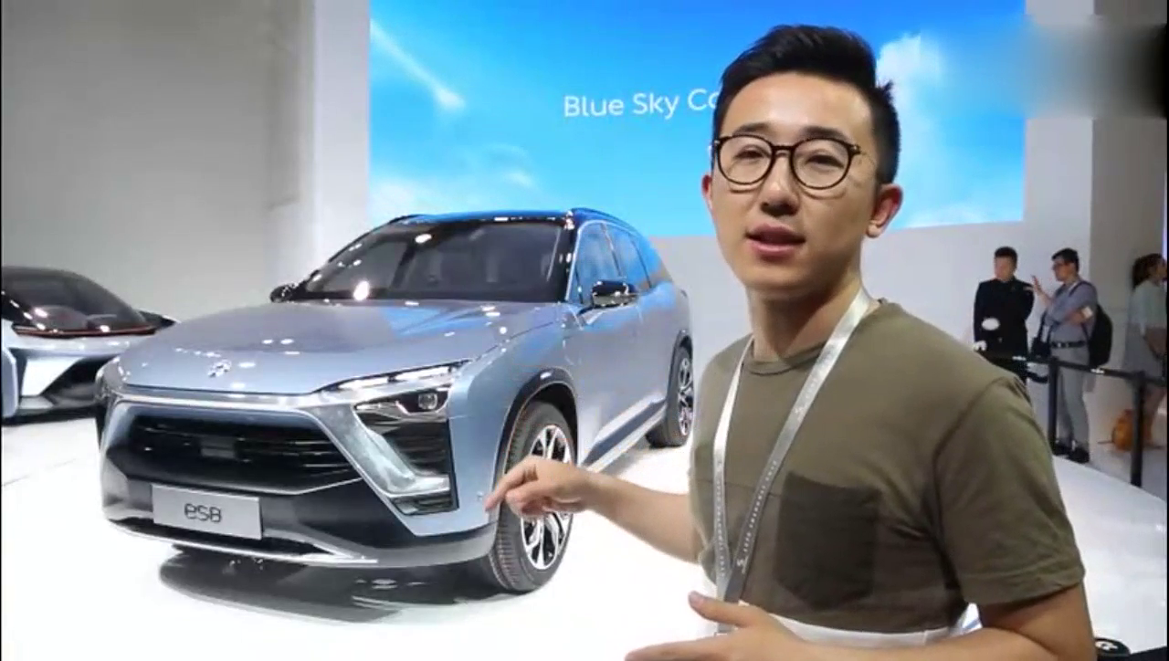 科技感十足 尽在蔚来ES8概念车车展展示