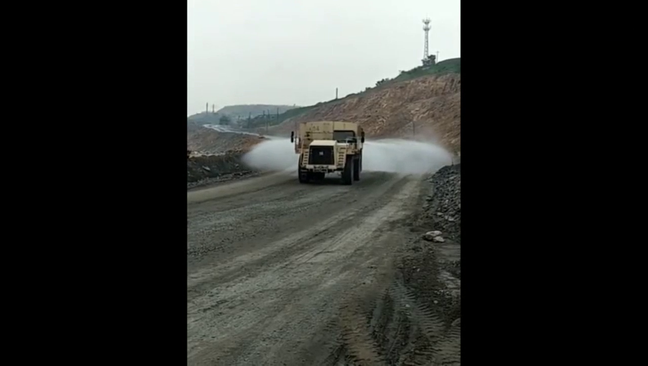 大卡车在这个洒水能有效果吗