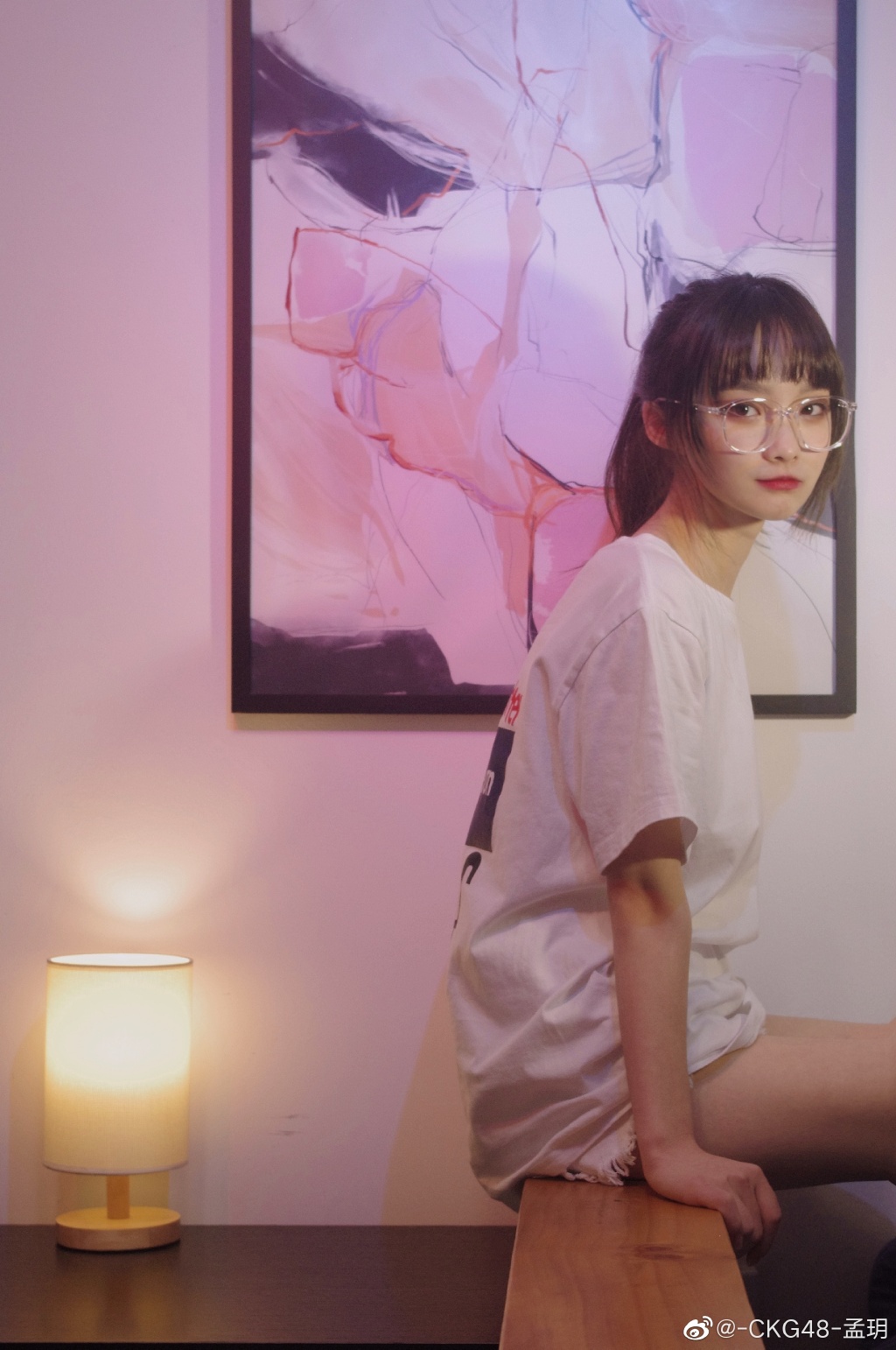 偶像美少女-ckg48-孟玥迷人写真美照
