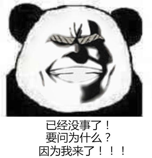 动漫表情包:已经没事了!要问为什么?因为我来了!