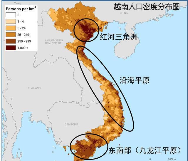 越南人口分布_关于澳大利亚人口分布集中在东南沿海,其原因错误的是