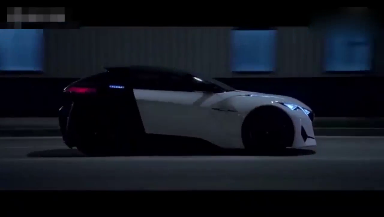 标致敞篷跑车 车身鲜明颜色反差