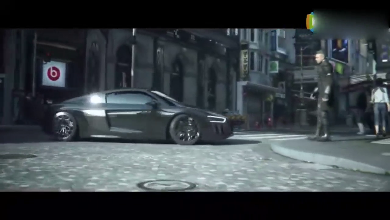 看着这款奥迪跑车在街上跑就是种享受