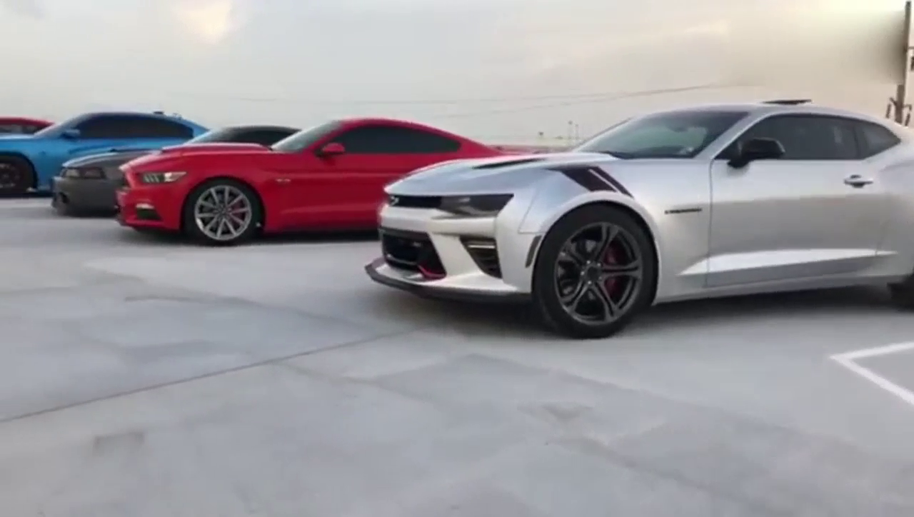 野马与大黄蜂的较量，两款平民跑车，都是那样的完美！