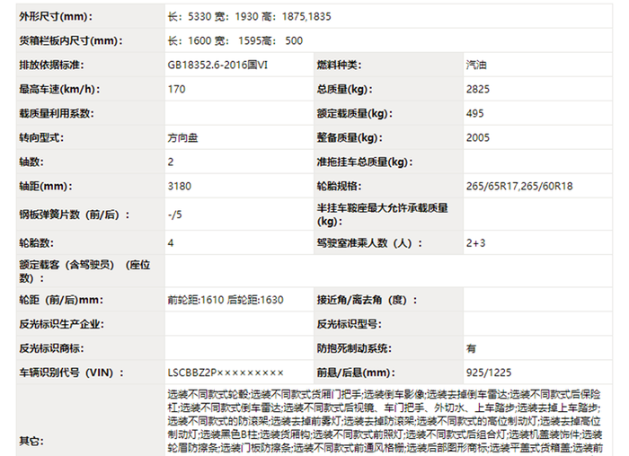 长安凯程F70五款车型曝光 有望搭载自动变速箱