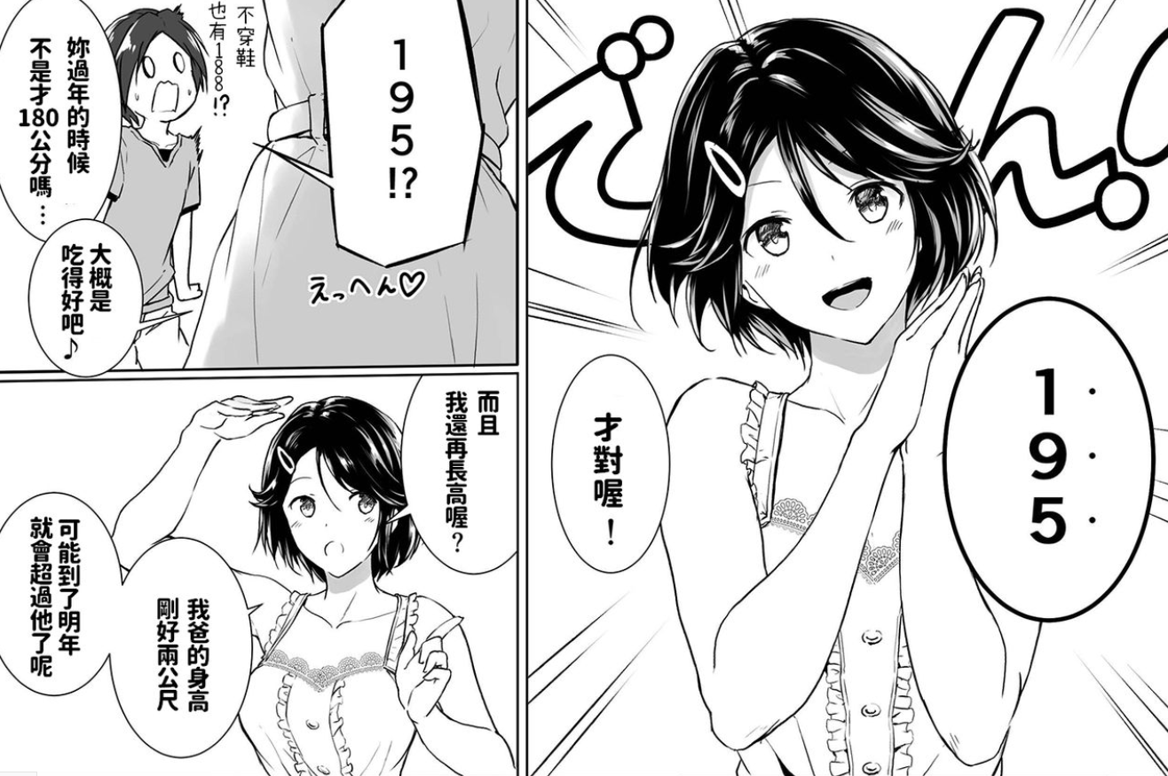 最萌身高差！身高一米九五的青梅竹马你喜欢吗？