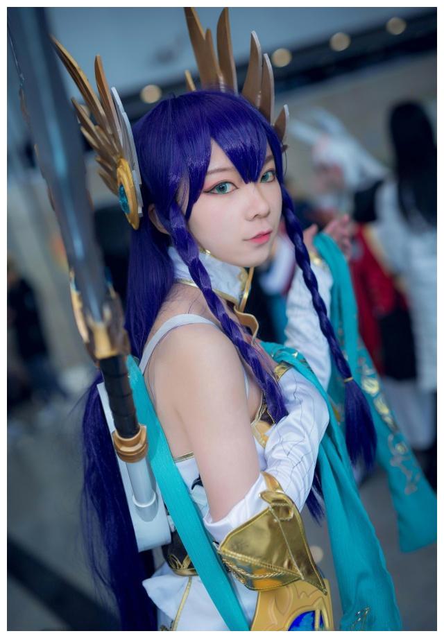 cosplay联盟夏,金木研cosplay 英雄联盟cosplay刀锋舞者 艾瑞莉娅