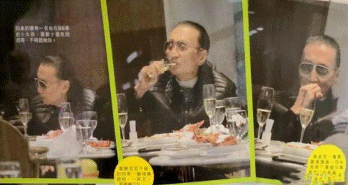 83岁谢贤与34岁前女友旧情复燃，大餐后同回豪宅，老当益壮