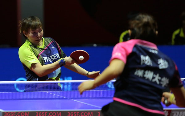 即时比分-朱雨玲力克陈梦 乒超齐鲁交通无缘决赛