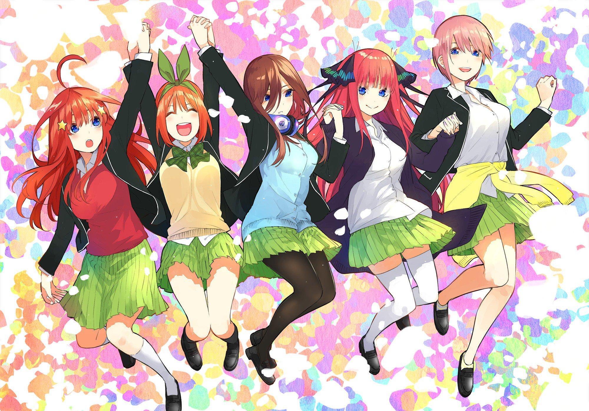 动漫壁纸:《五等分的花嫁》第二季10月开播,崩坏跳票制作组接手