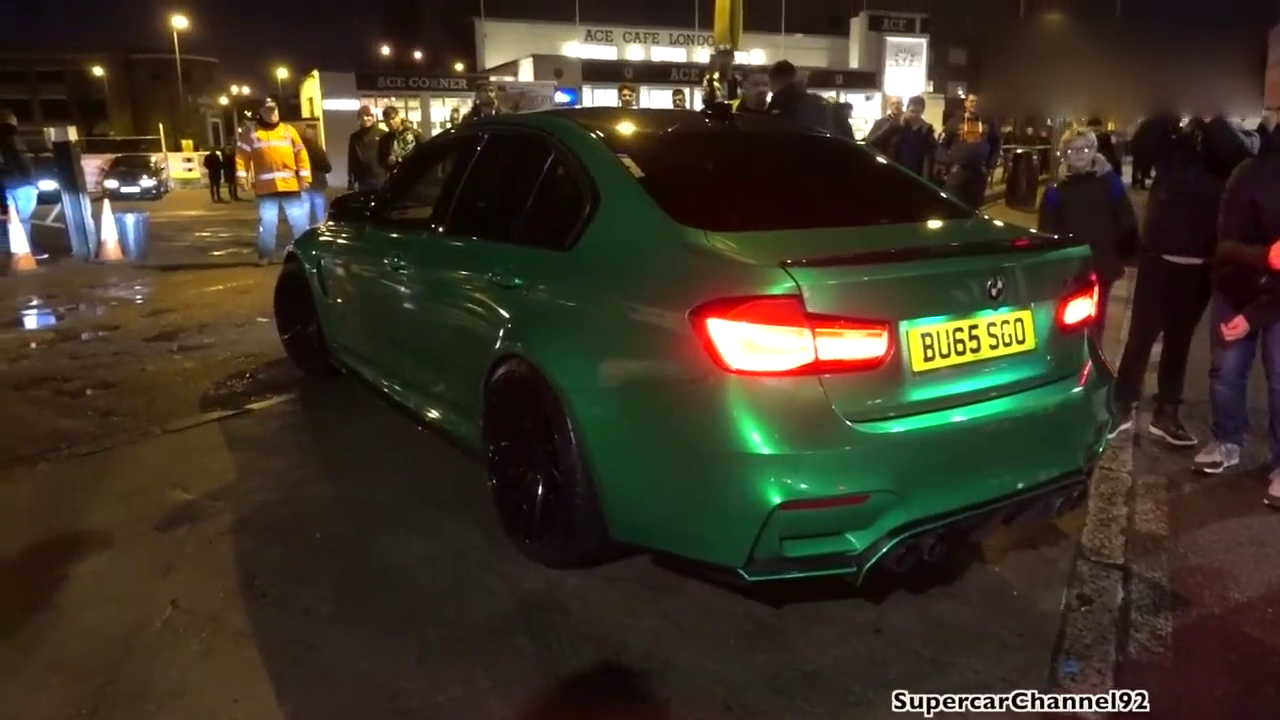 海外实拍街头豪华跑车暴走声浪滔天 宝马兰博基尼保时捷GTR等