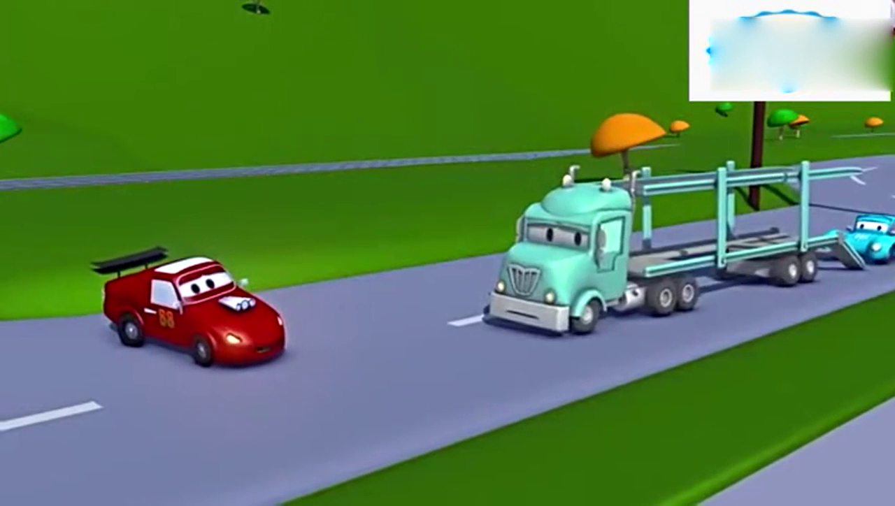 汽车城之超级变形卡车：赛车大赛要开始了，可是夏洛特表情痛苦