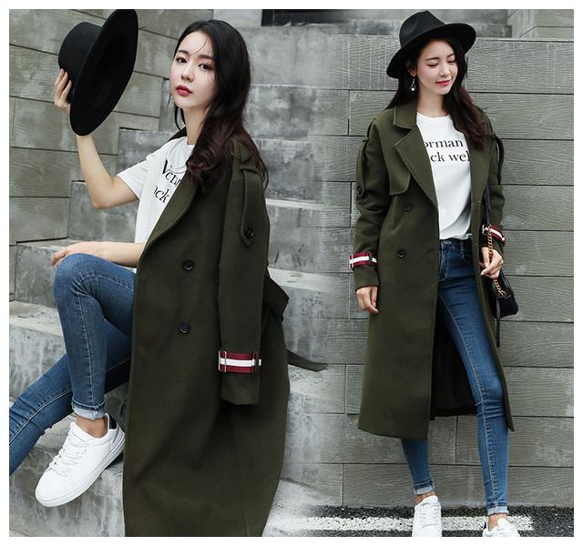 女人风衣外套_秋装新款女装外套风衣