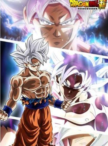 龙珠超 中自在极意功的几个阶段 悟空和天使都