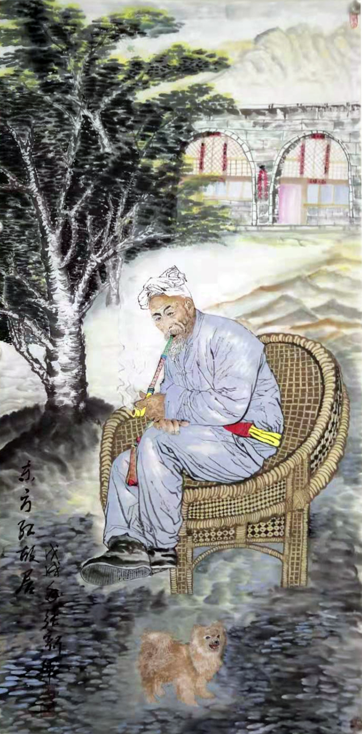 陕西榆林书画家张新军 书画家张新军