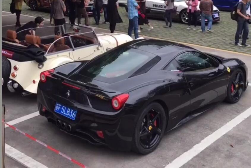 南通叠石桥实拍法拉利车友聚会，各种超跑云集！