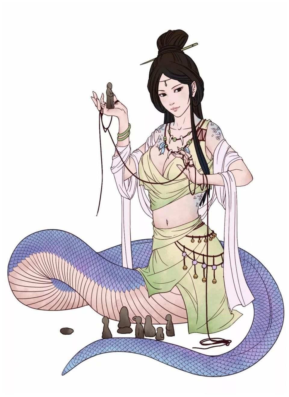 相传当时世界上没有人类,还是女娲靠着泥土捏了泥人才有了我们人类的