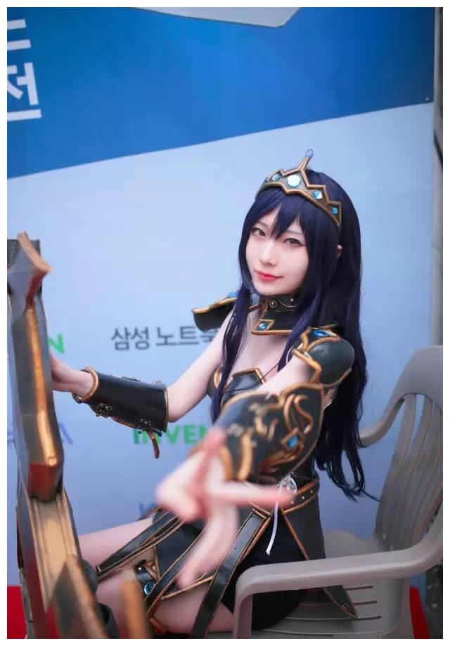 cosplay美女英雄,cosplay魔王 美女cos英雄联盟超性感希维尔,我愿拜倒在你双腿下!