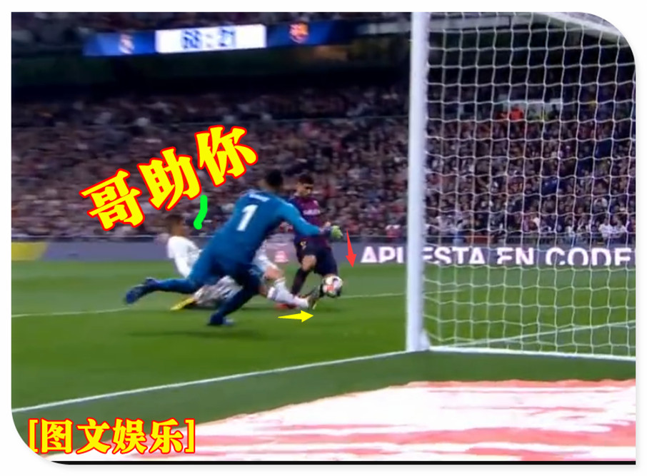 巴萨3-0皇马:苏亚雷斯怀疑了自己的实力跪球