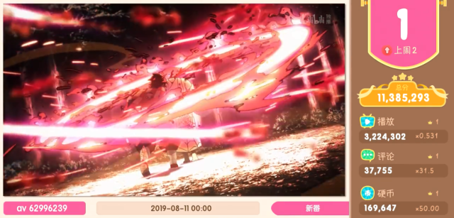 b站新番排名2020_15万票选秋季新番人气排名:B站顶级柠檬番第8名,咒术与