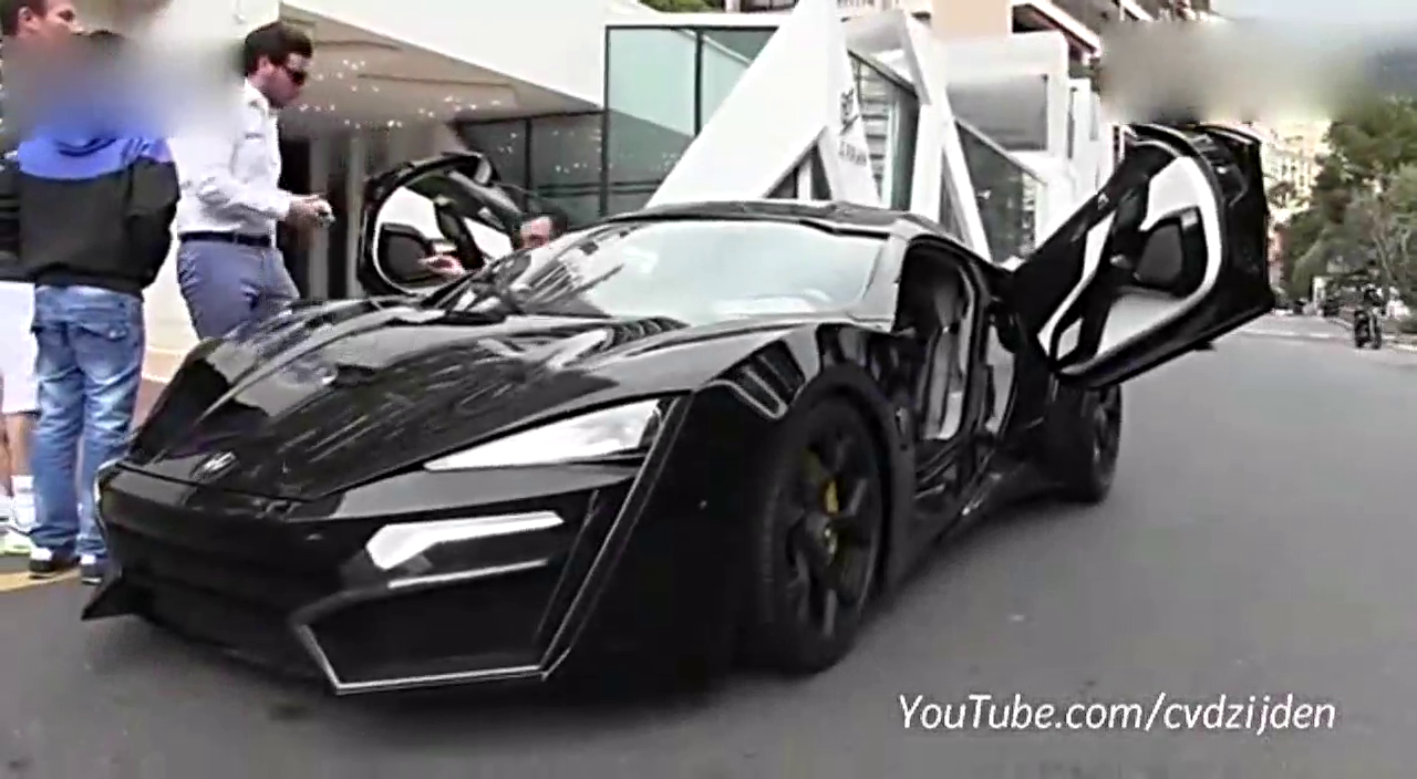 价值7000万莱肯超级跑车上路，嚣张霸气！