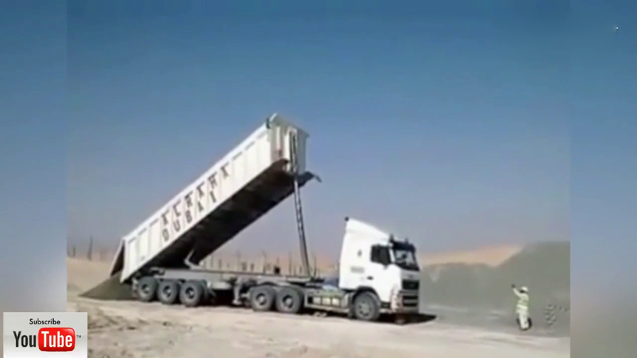 幕幕惊魂，超级大卡车恐怖事故合集