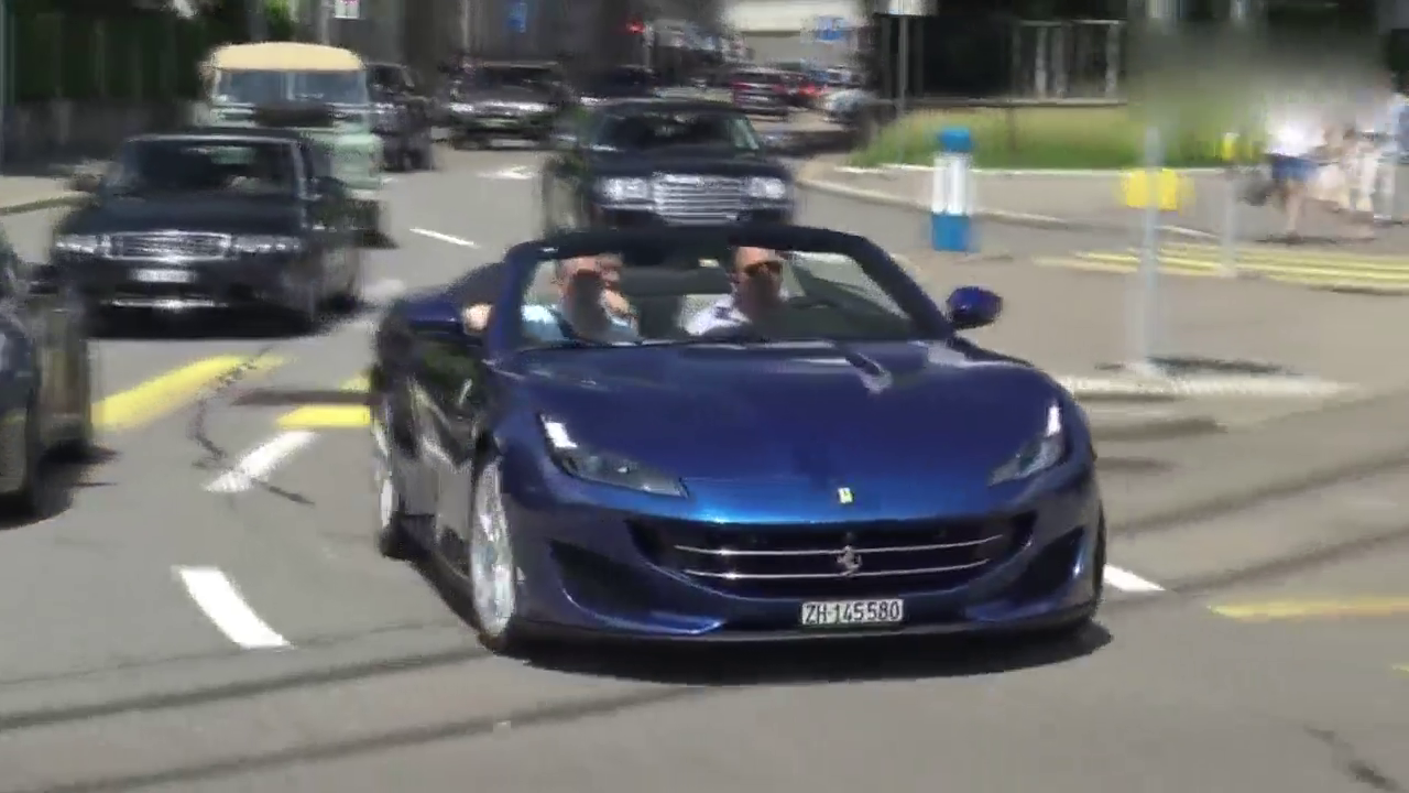 外国街头真的跑车云集？看到街头实拍，就知道怎么回事