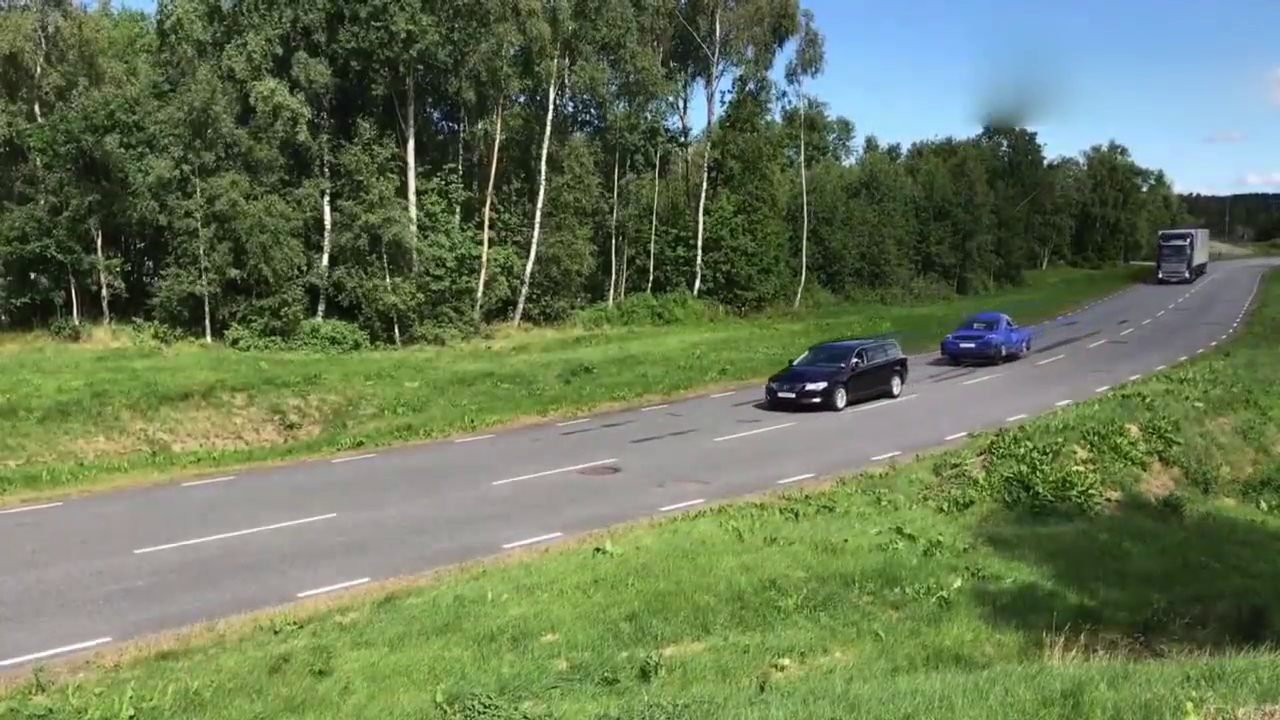 卡车碰撞测试就服沃尔沃