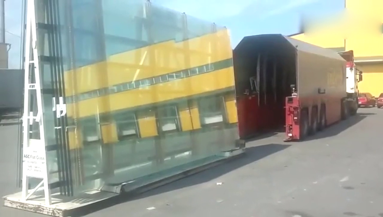 德国特制运输玻璃卡车是如何工作的，国内只有一两家能做到