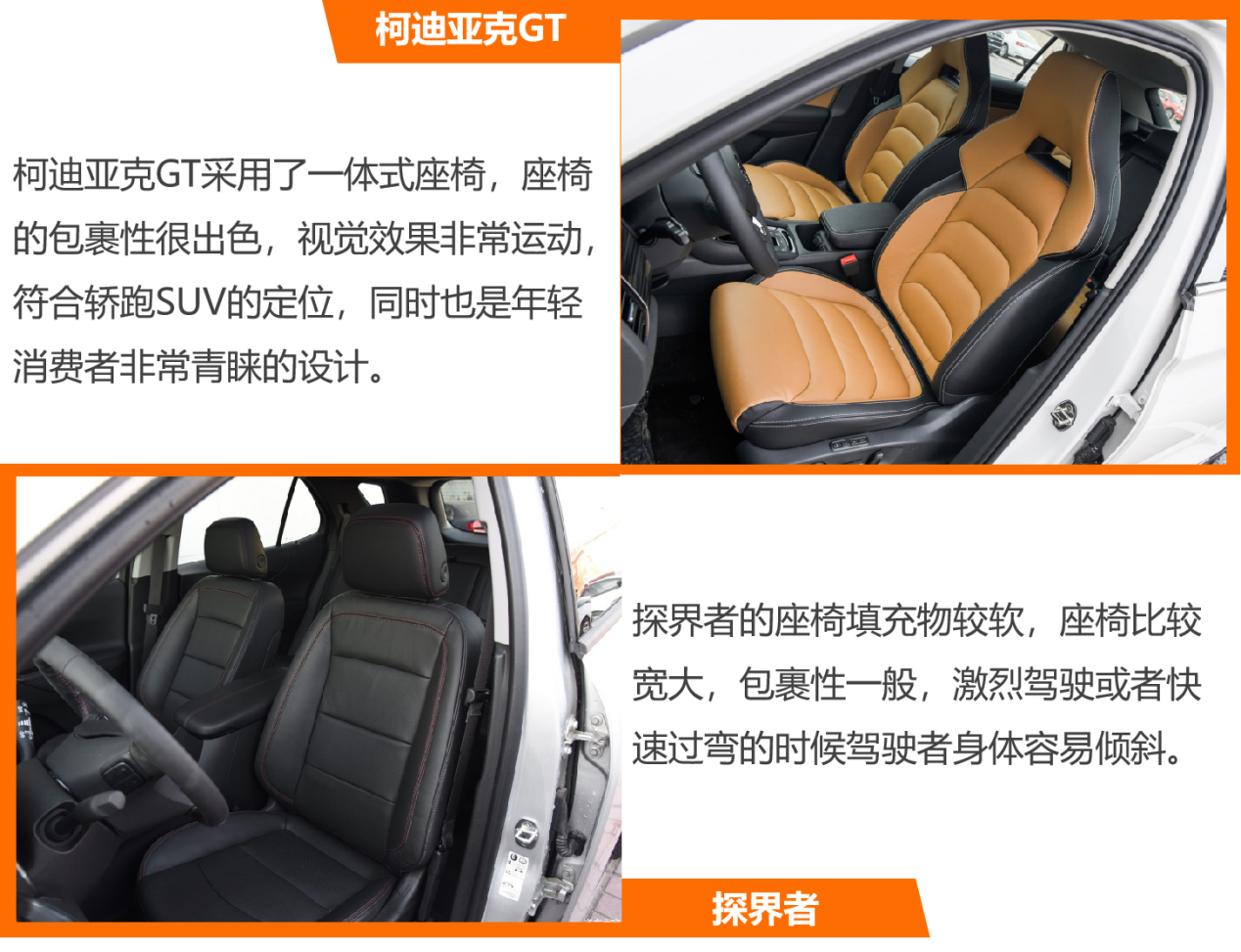 属于年轻人的SUV 柯迪亚克GT VS 探界者