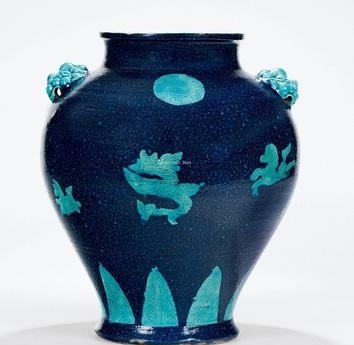 盛世皇廷拍卖-宣德时期的蓝釉白釉雪花蓝釉黄釉孔雀蓝釉详解