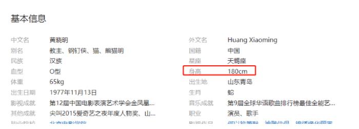 黄晓明邓超沈腾，三人身高都是180cm，同框后真实身高差距很明显