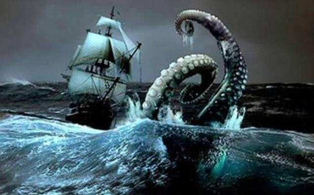 北欧神话中的海妖，沉眠在海底深渊，与陆地怪兽刚正面一点也不虚