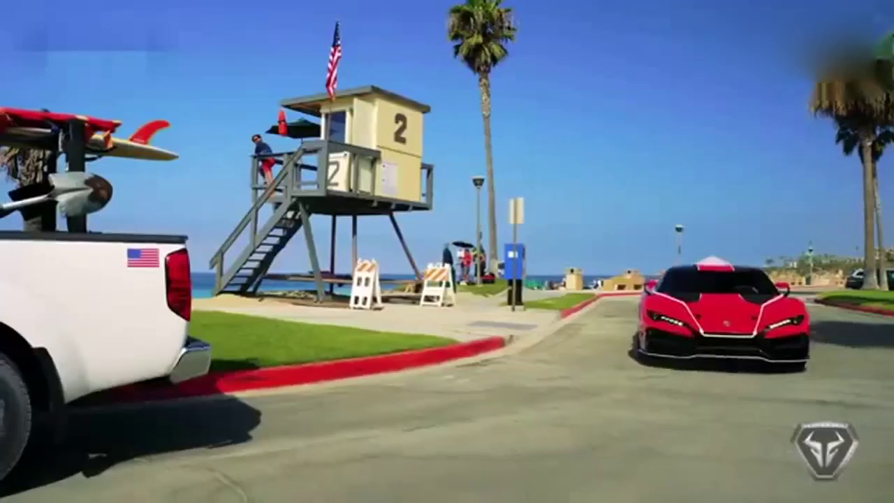 Zerouno超级跑车颜值逆天 采用鲜红涂装