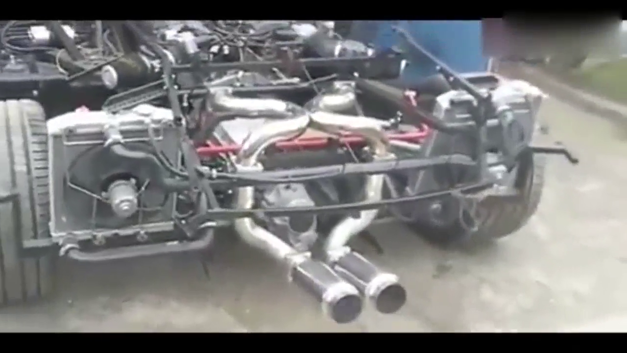 超跑车壳拆掉，就没有了原来的帅气