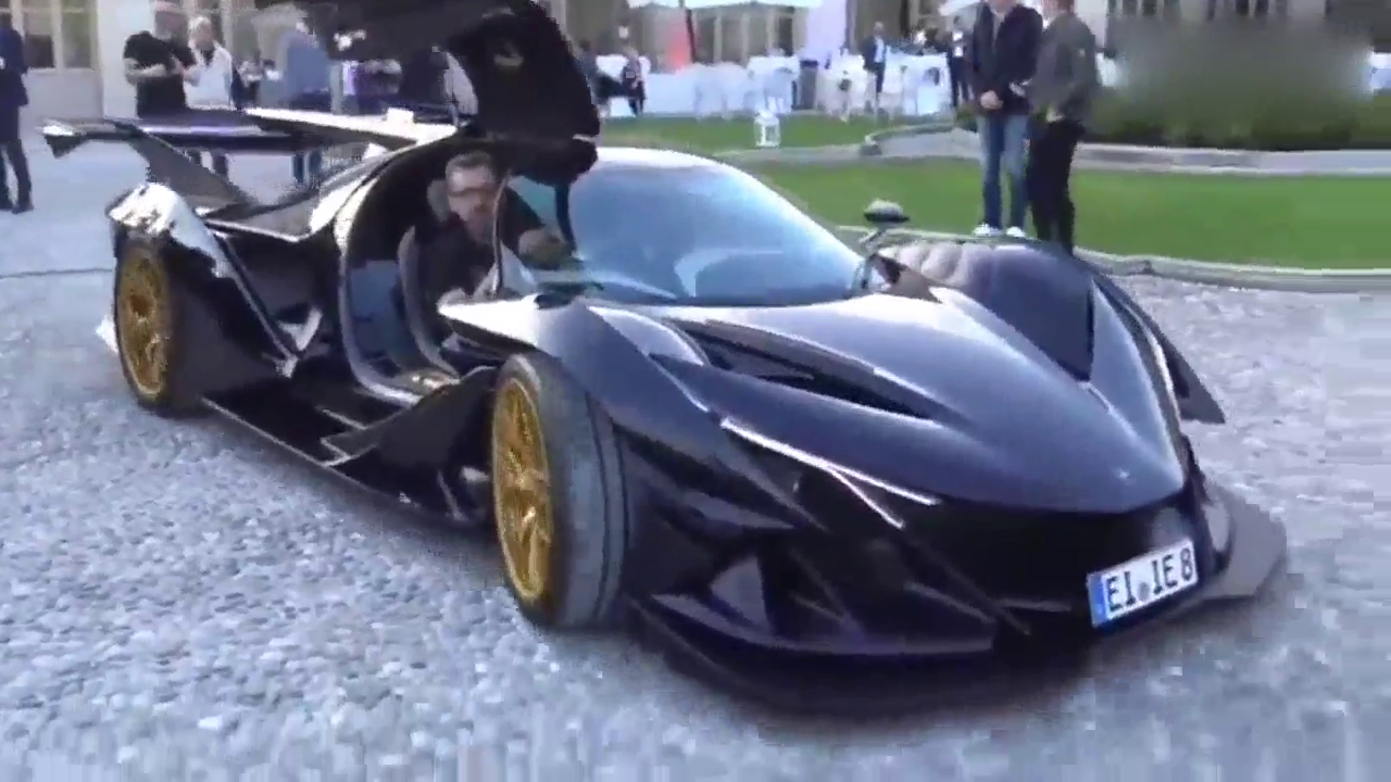 天价阿波罗IE跑车究竟有多霸气？一脚油门后就知道了！