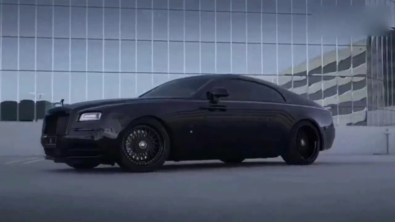 劳斯莱斯版跑车，纯黑色更霸气